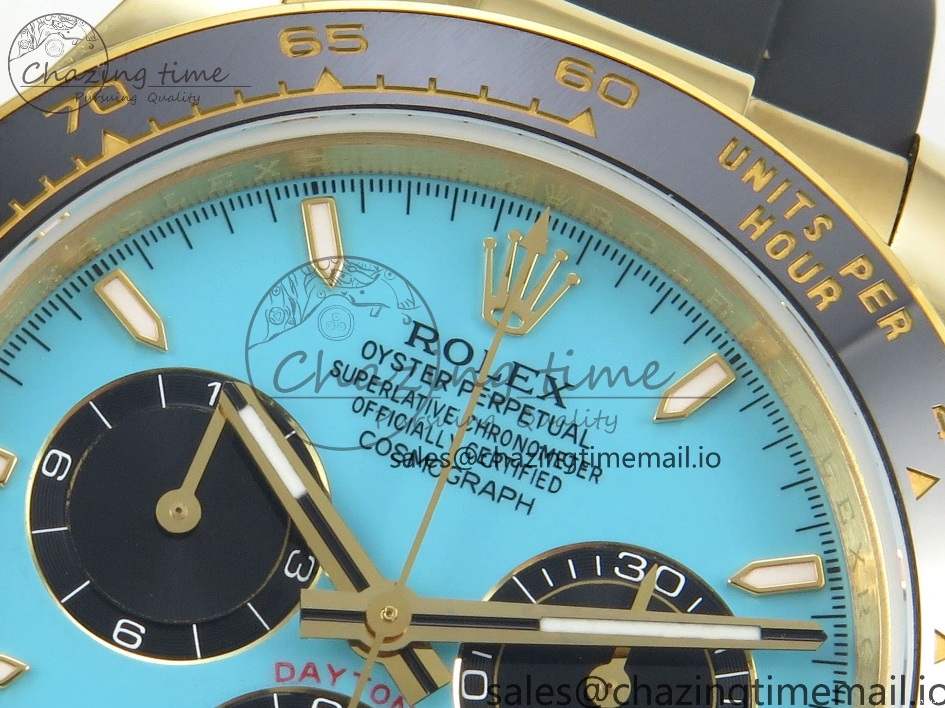 MiroTime 0315 Daytona 126518 Gain Weight SWF 1:1 Best Edition Tiffany Turquoise Blue Dial Sticks Markers on Oysterflex Strap SH Sleek 150